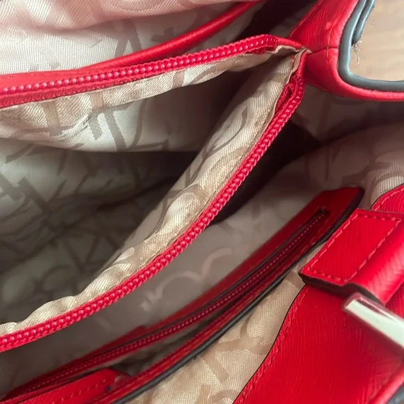 Calvin Klein logo satchel purse - Picture 9 of 16